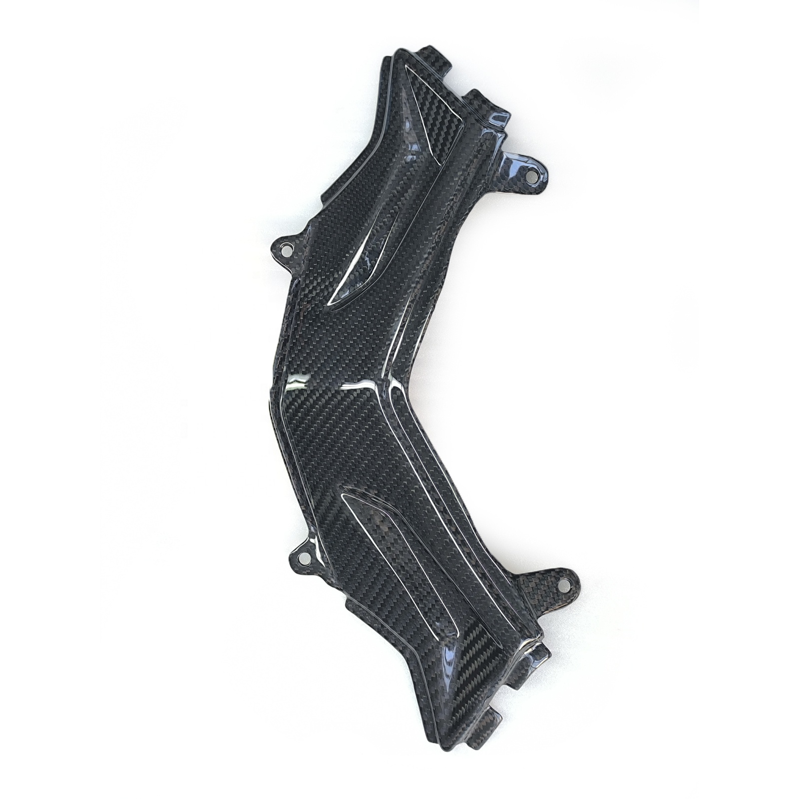 Carbon Fiber Motorcycle Parts Glossy Carbon Rear Tail Center Panel for Kawasaki Ninja 300 2012+