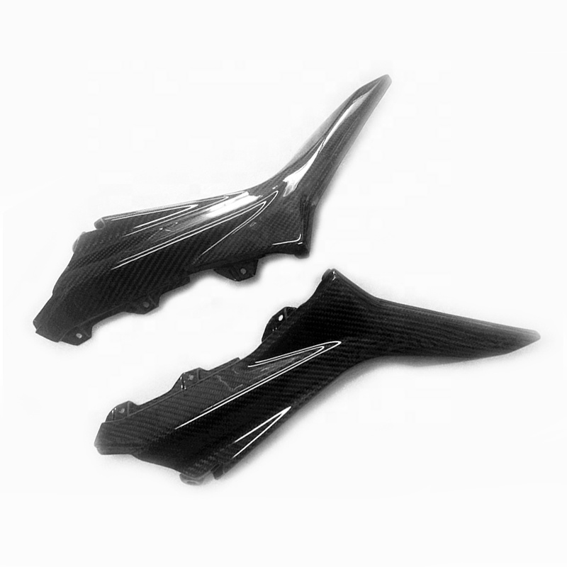 Quality Carbon Fiber Motorcycle Parts Glossy Carbon Fiber Underseat Covers for MV Agusta Brutale 675/800/800RR