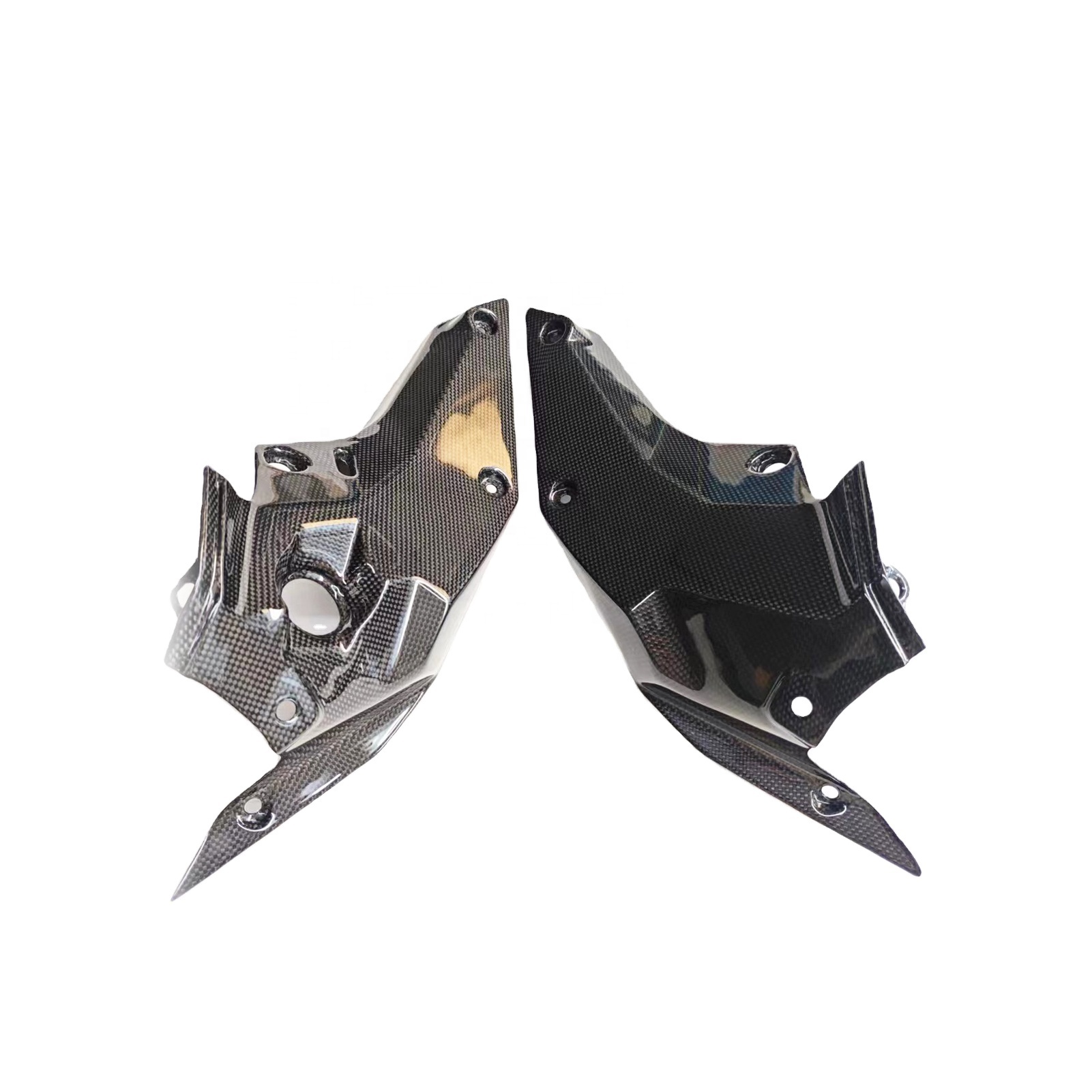 Quality Carbon Fiber Motorcycle Parts Glossy Carbon Inner Covers for KTM Duke 390 2017+