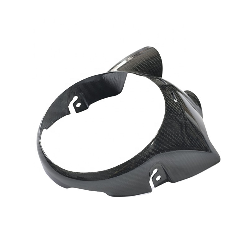Quality Carbon Fiber Carbon Glossy Carbon Headlight Surround for Ducati Scrambler Café Racer