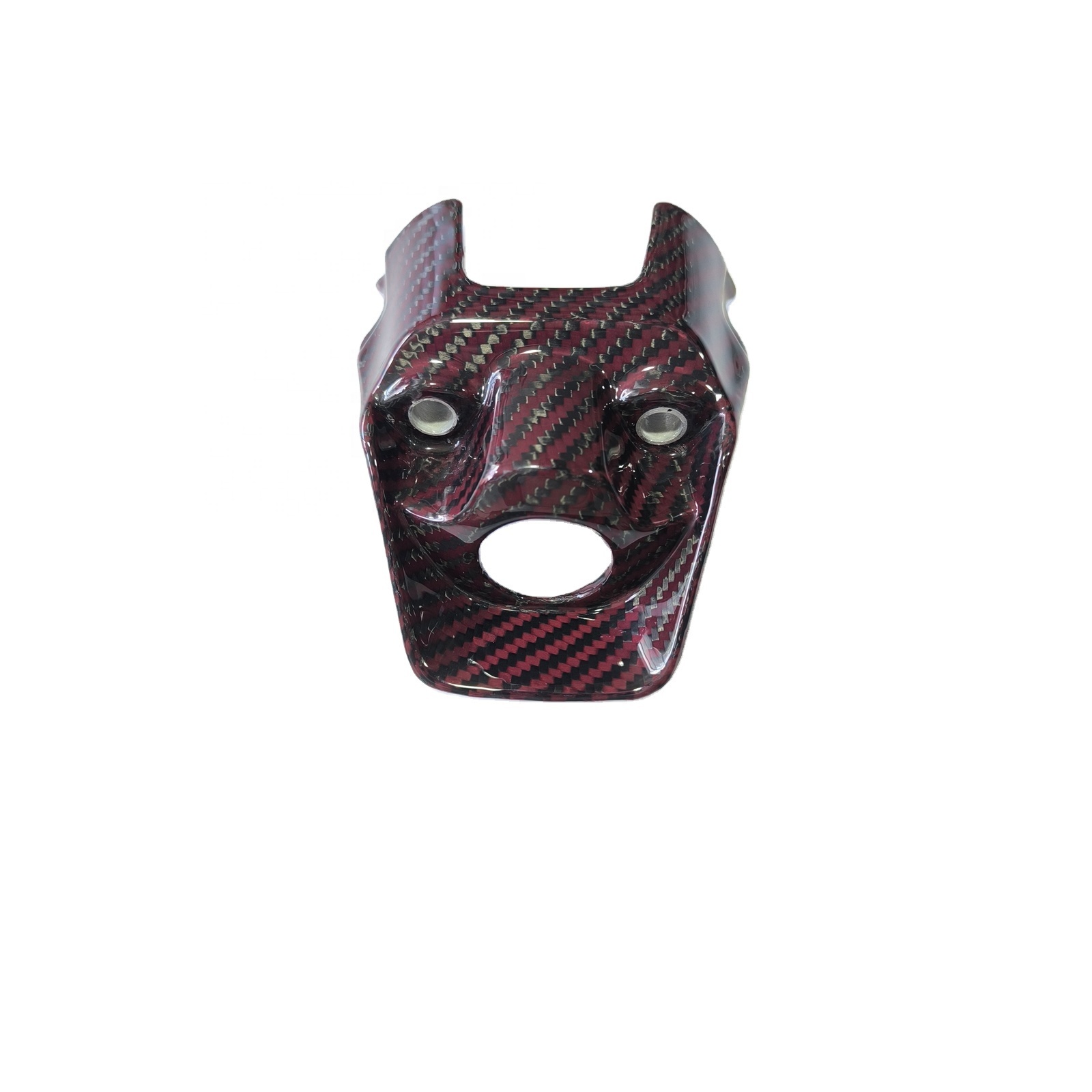 Quality carbon fiber motorcycle parts glossy carbon key cover for ducati super sport 2017