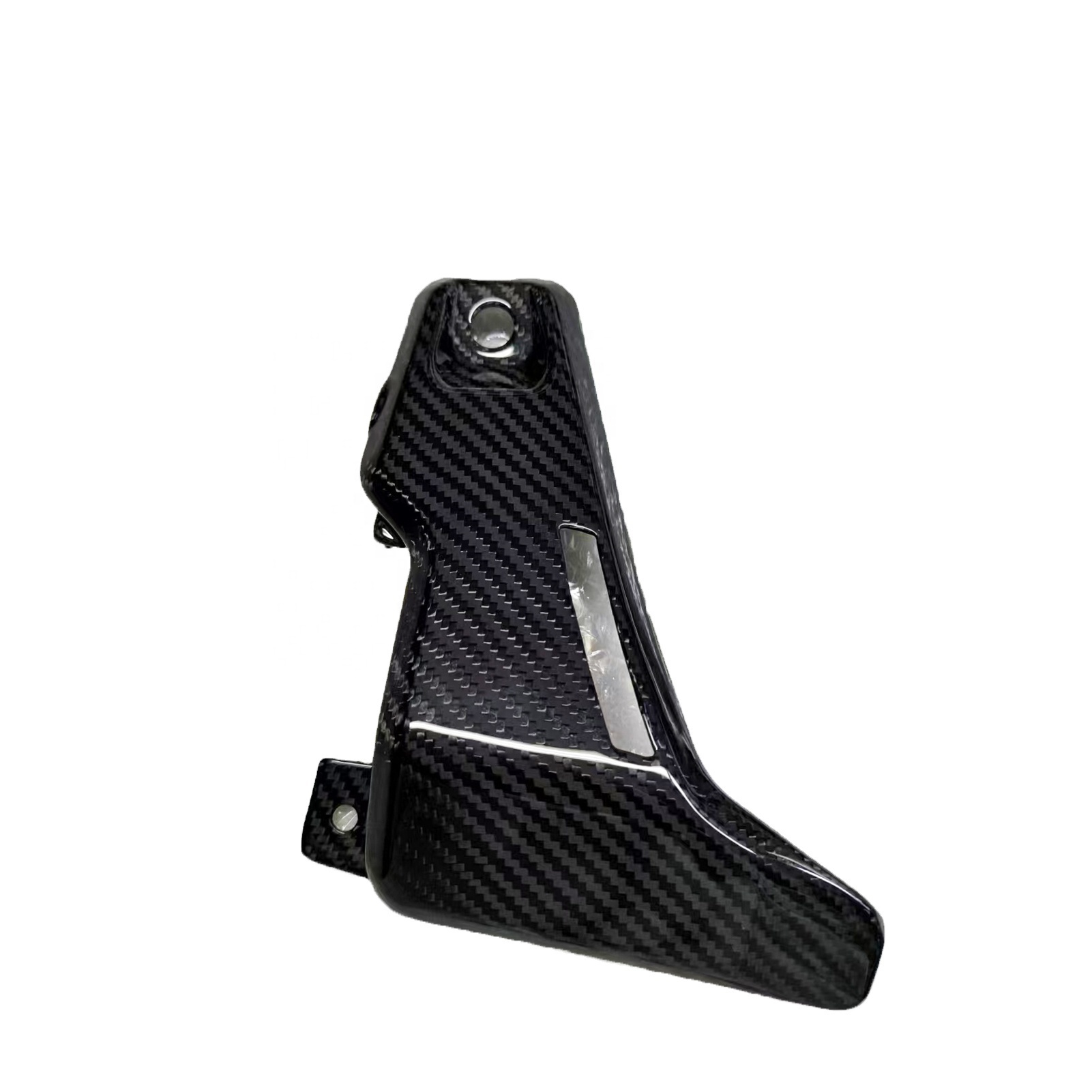 Quality Carbon Fiber Motorcycle Parts Glossy Carbon Coolant Reservoir Cover for Yamaha Tenere' 700