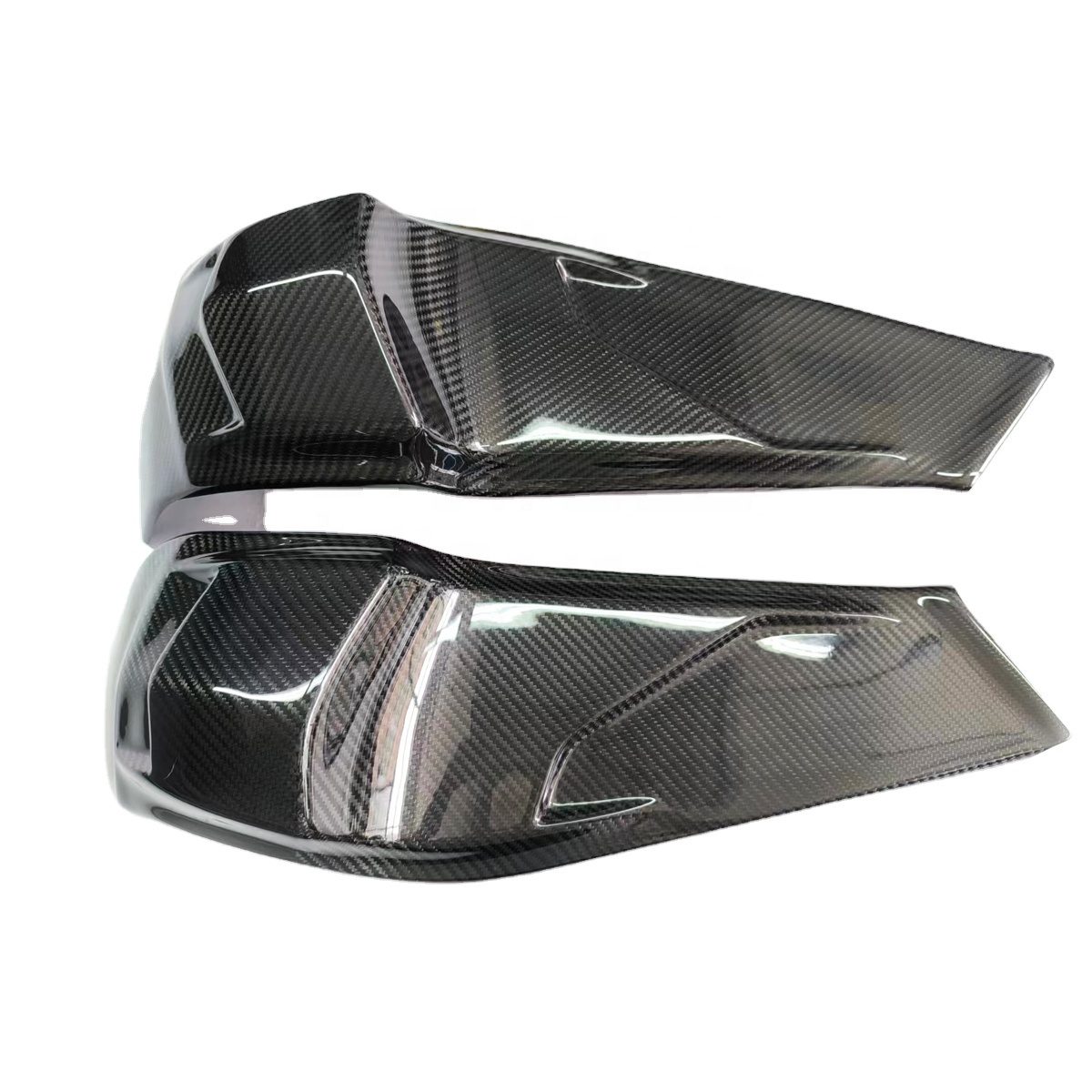 Quality Carbon Fiber Motorcycle Parts Glossy Carbon Frame Covers for Buell XB 2003-2005