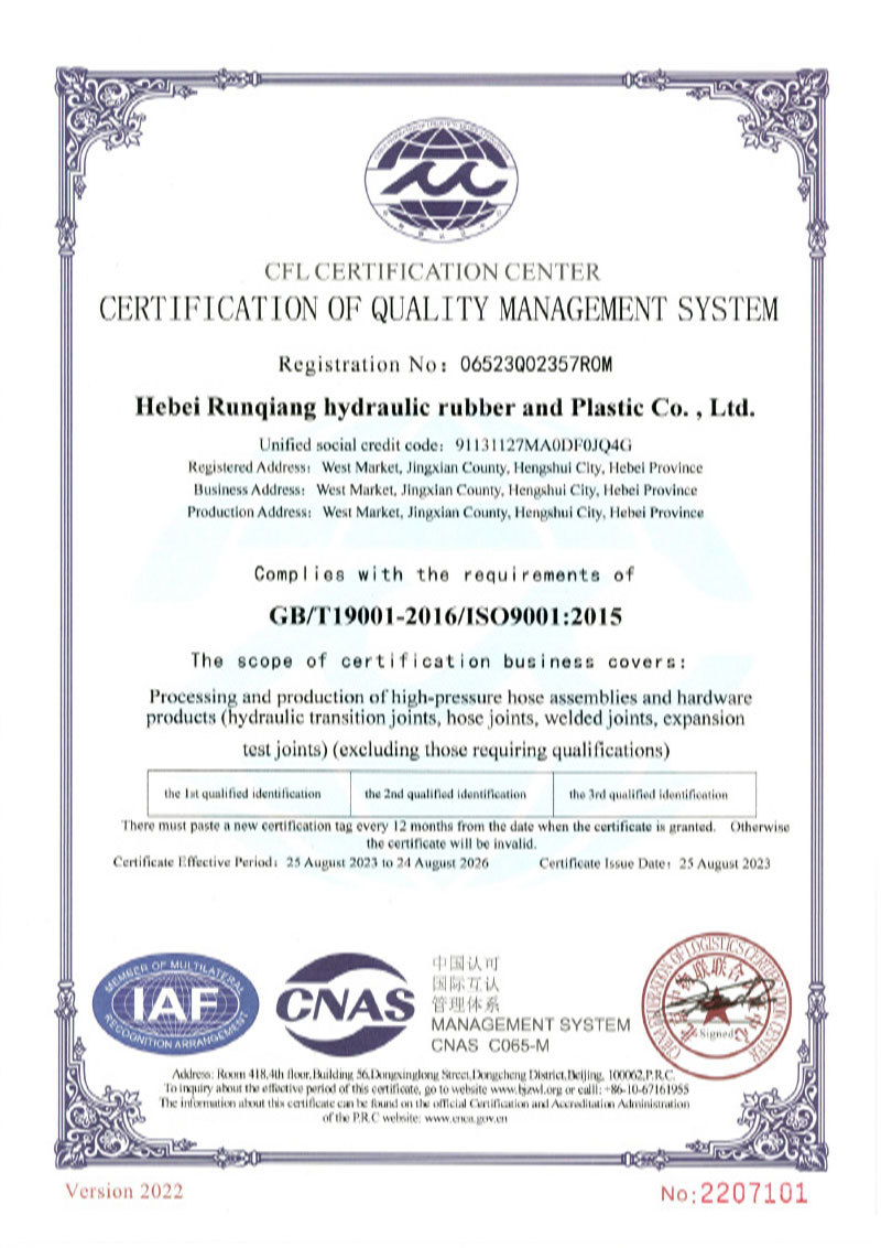 Quality Management System Certification