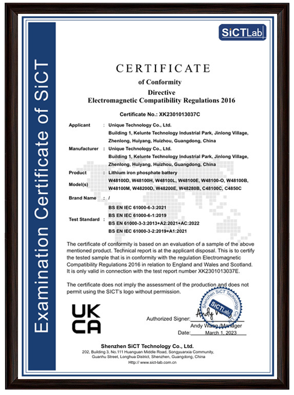 UKCA Certification