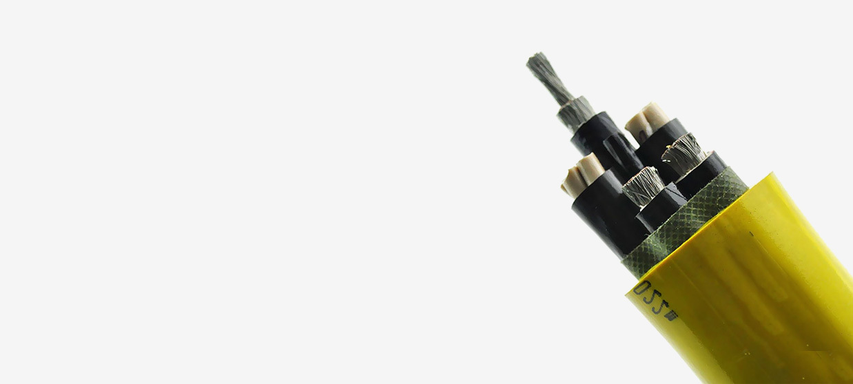 Rubber sheathed cable