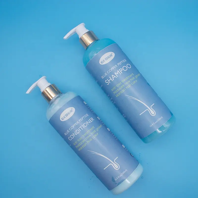 Blue copper peptide hair shampoo conditioner kit 2