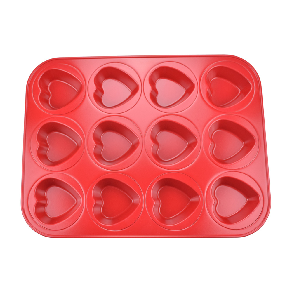 Cups heart cake pan
