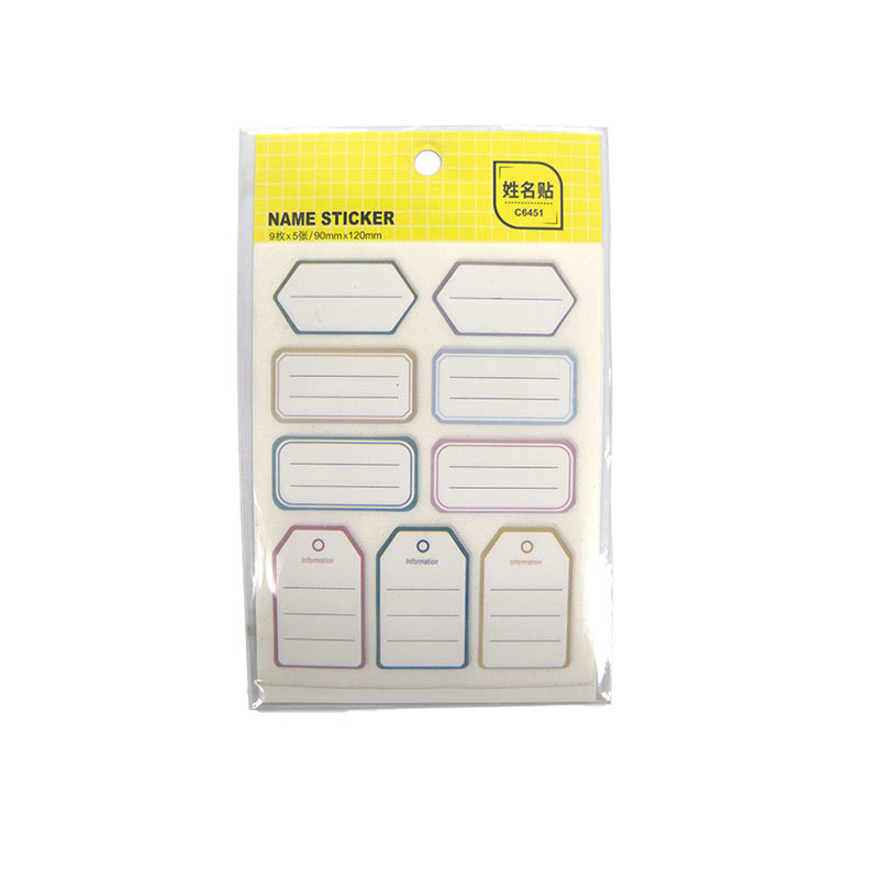 Self-adhesive label