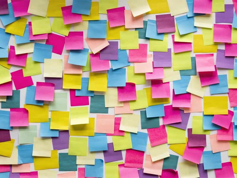 New release of sticky notes, focusing on eco-friendly materials.
