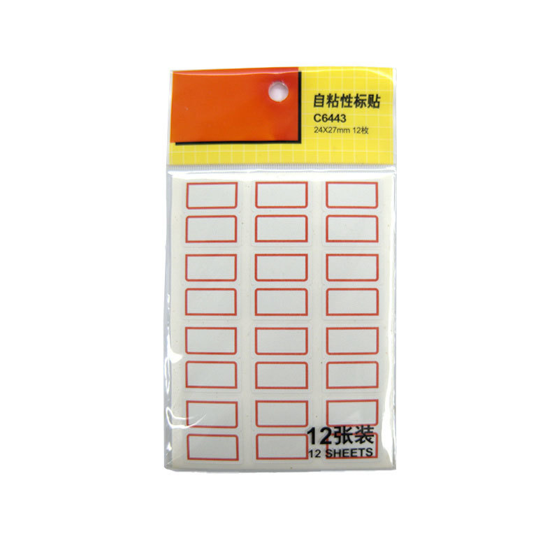 Self-adhesive label