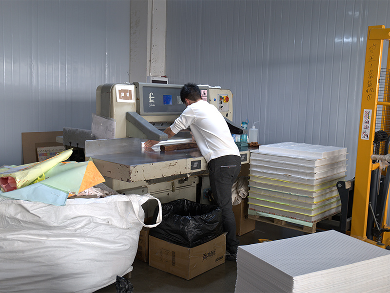 Paper cutter area