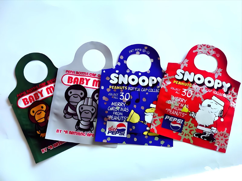 Which are the available design options for shaped pouches?