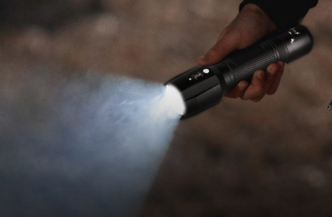 Aluminum Alloy Glare Flashlight