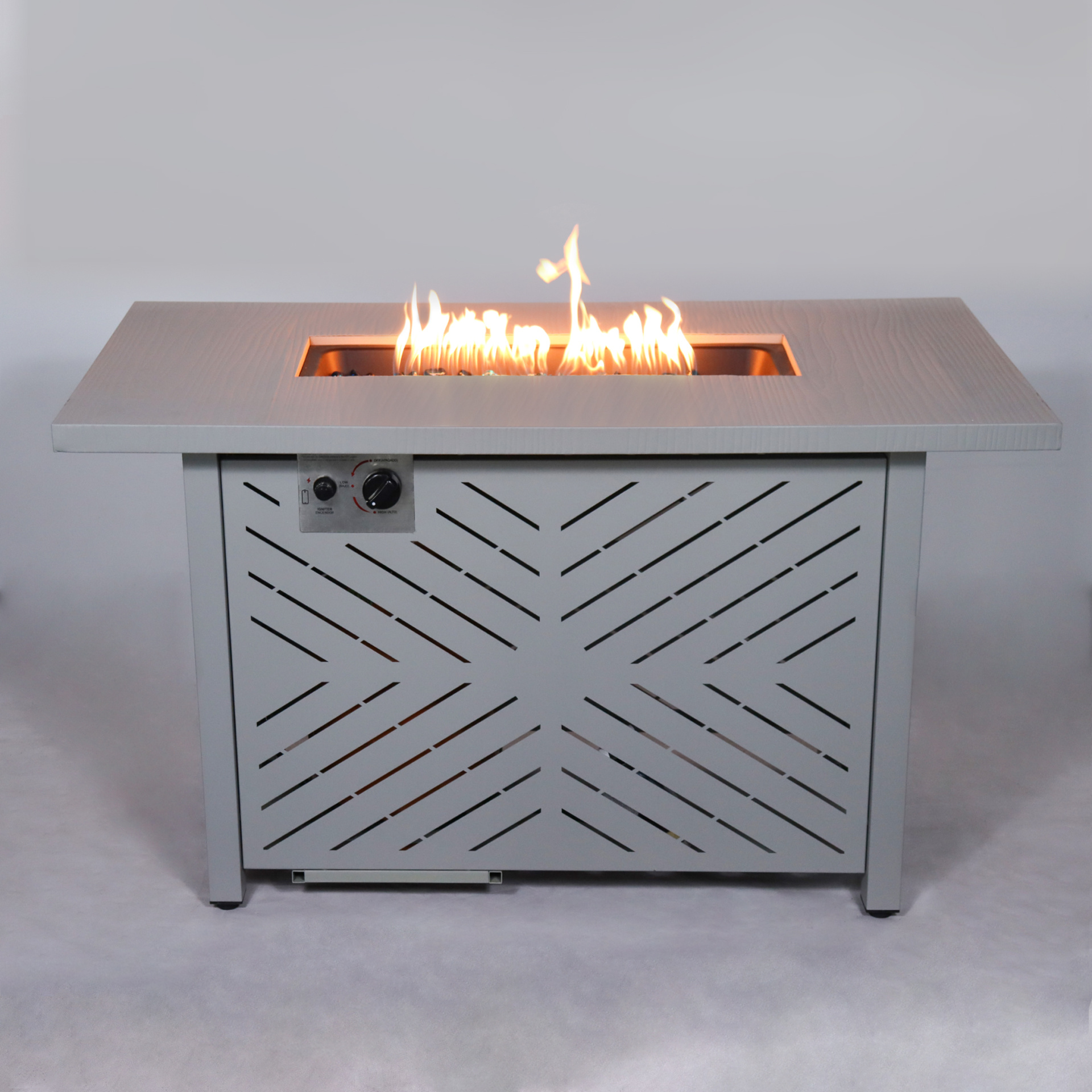 43inch Steel Gas Firepit
