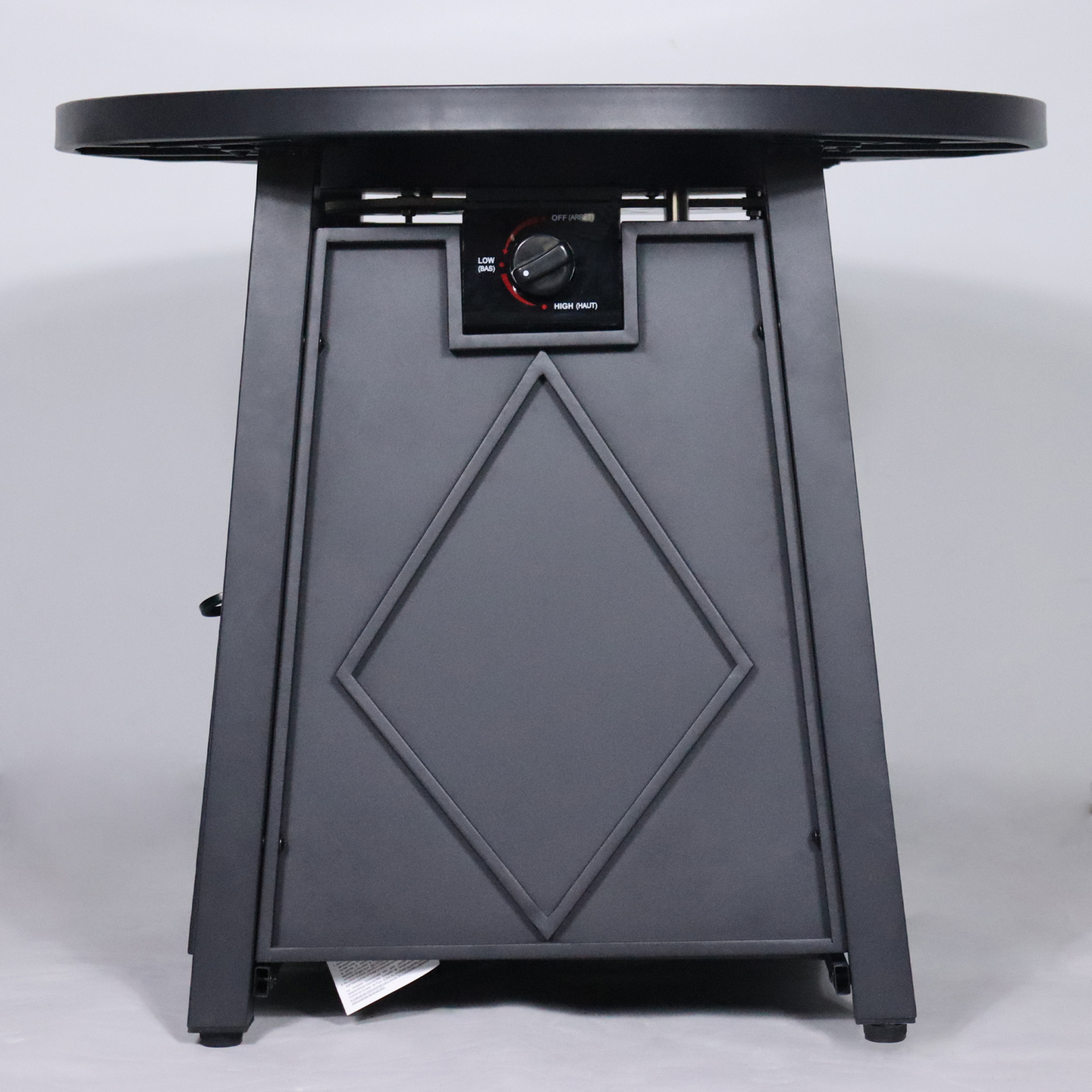 RS-U28001-28 inch round gas furnace with glass surface