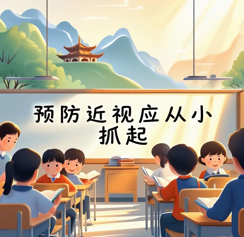 小学就近视未来肯定高度近视，预防近视应从小抓起！