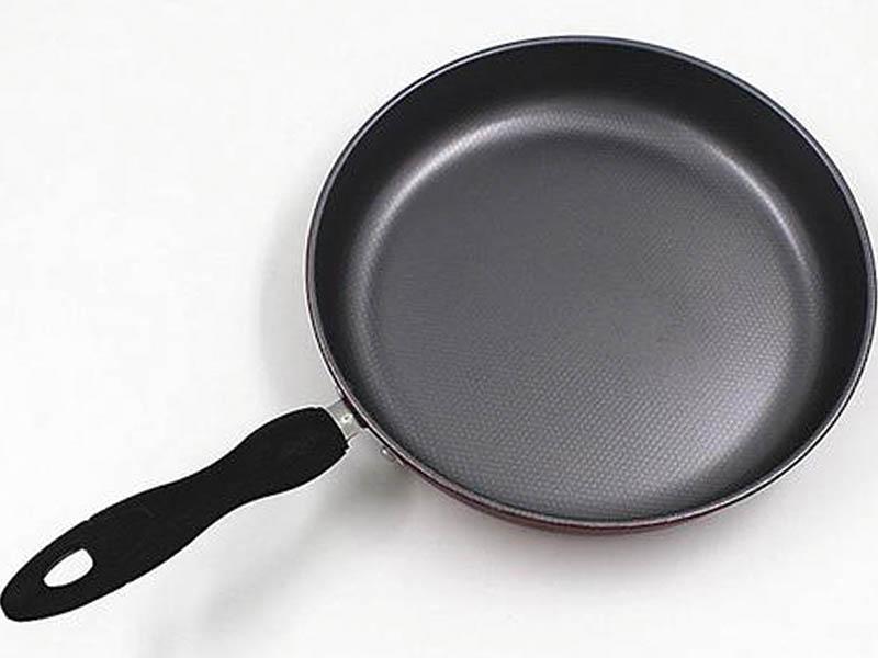 Non-stick pans use silicon carbide micro powder.