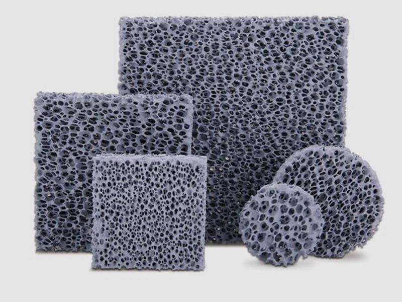 Silicon carbide for foam ceramics