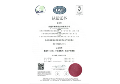 International Quality System Certifications International Quality System Certifications