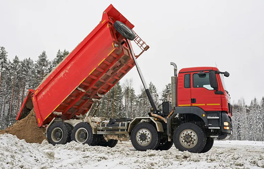 Semi-trailer truck maintenance