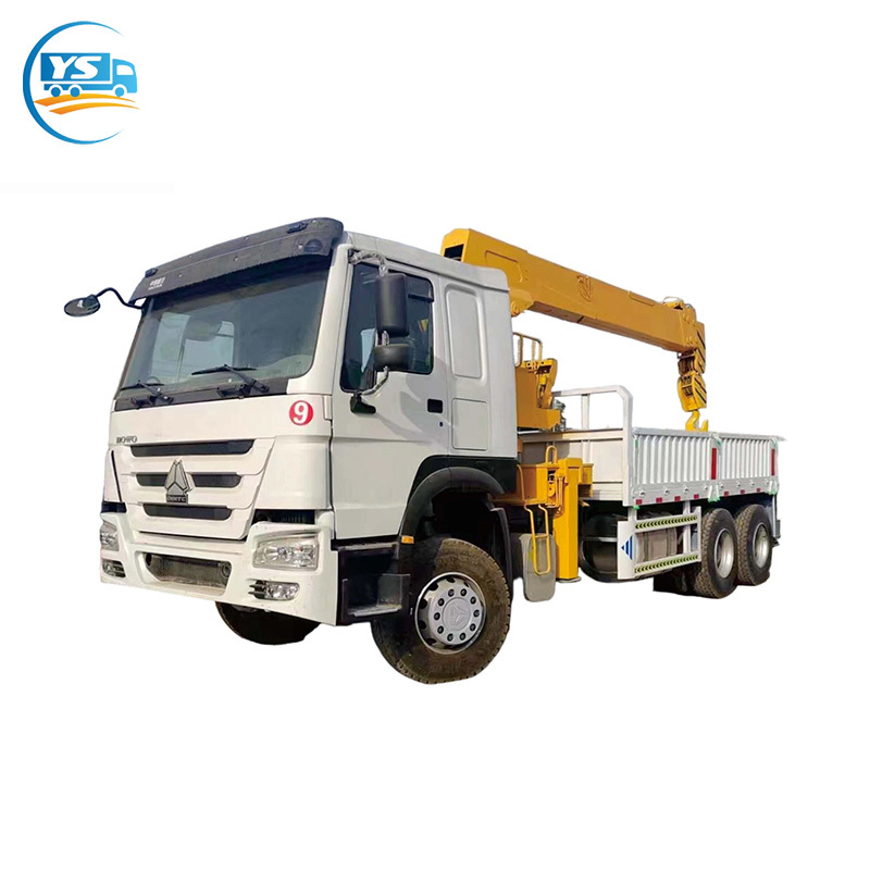 Howo Truck 375 6x4 Loader Crane Euro 3 Accompanying Crane