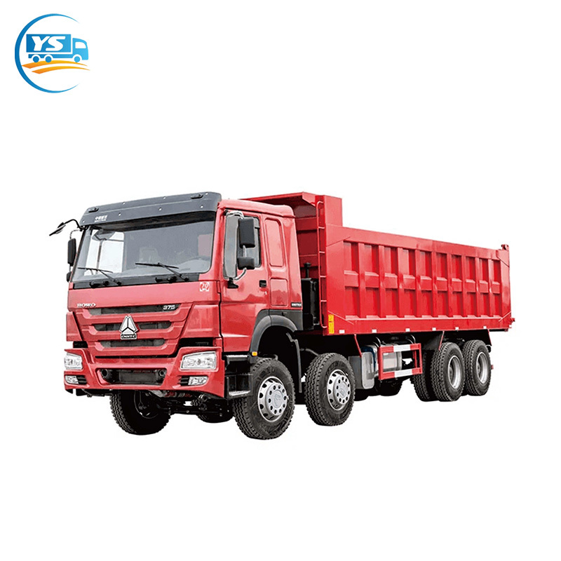 Second Hand Dump Truck SINOTRUK Howo 8x4 Dump Truck 371 375 HP For Sale