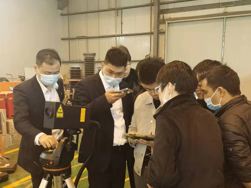 On December 24, 2021, Zhejiang Province inspected the on-site training of laser deicing project