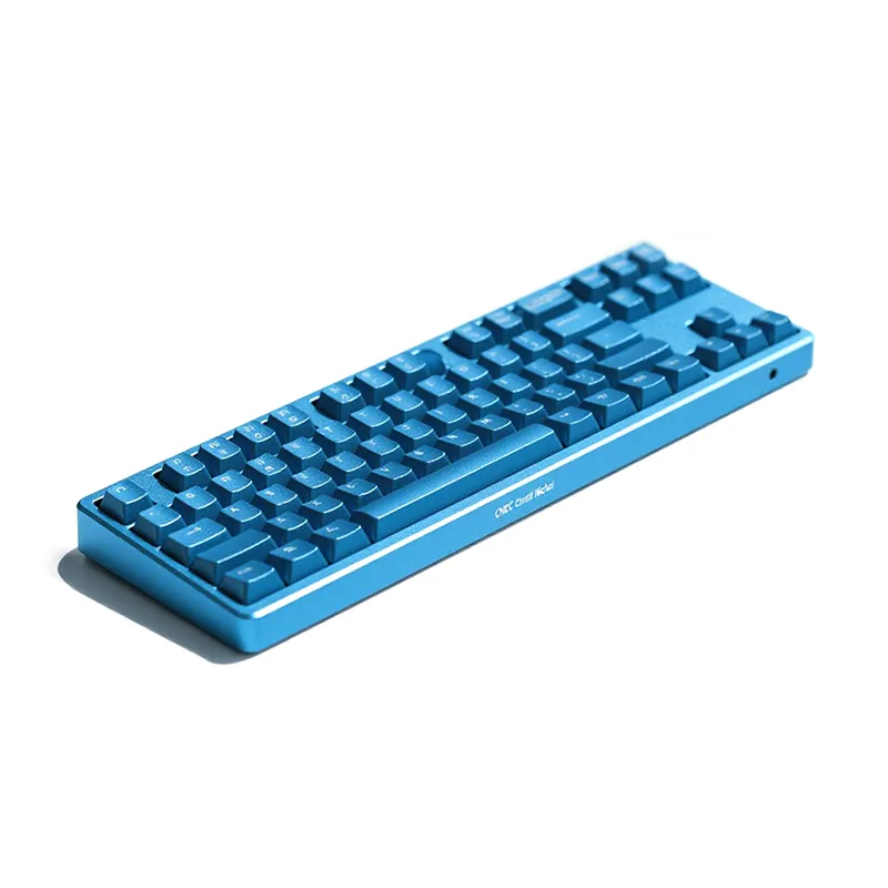 Custom Aluminum Metal Colorful Custom Mechanical Keyboard CNC Anodize Aluminum Mechanical Keyboard