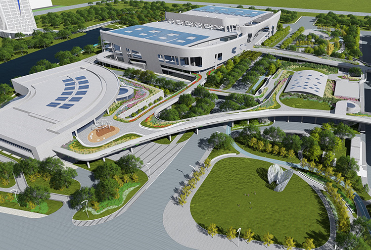 Taizhou Medical City panorama