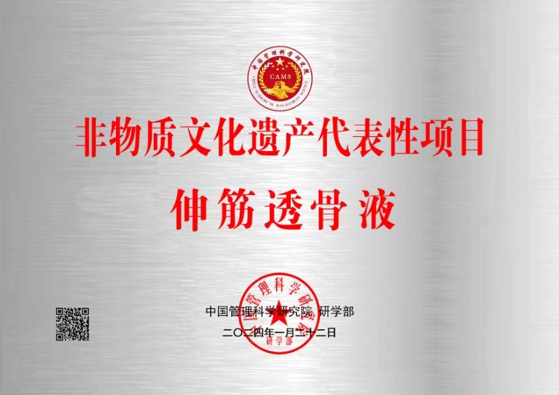 非物質文化遺產代表性項目伸筋透骨液