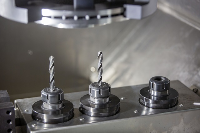 Dual-spindle, inverted CNC lathe