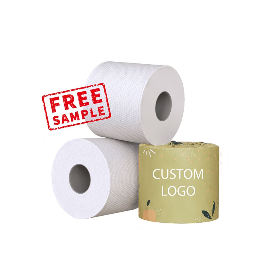 Wholesale Cheap Bulk Eco-friendly 4 Ply Soft Bathroom Strong Water Absorption Native Wood Pulp Tissue Roll Toilet Paper