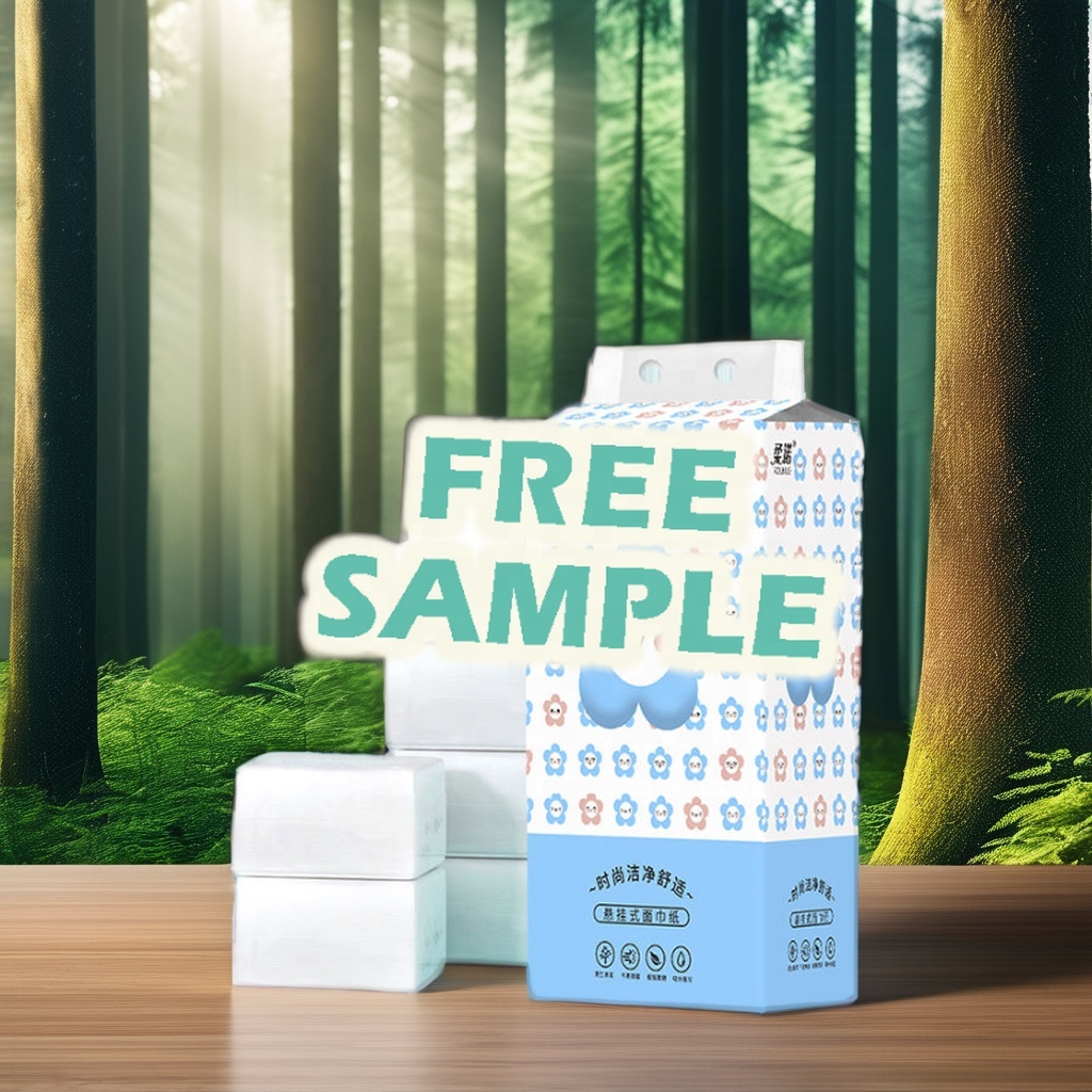 4Ply Wall Towel Paper Sheets Toilet Large Type Bulk Tree Care Custom Packaging Tissue Facial Soft 2000 Hanging Sheets Tissue