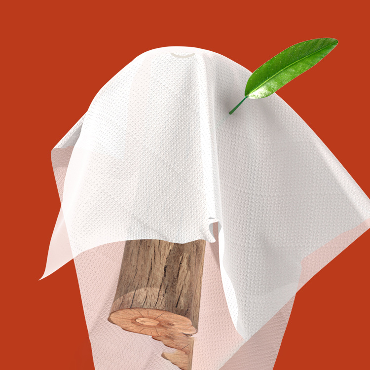 High Quality Home Wall-Mounted Hanging 1000 Sheets Tissue Paper Bottom Custom Print Facial Cleansing Tissue Paper