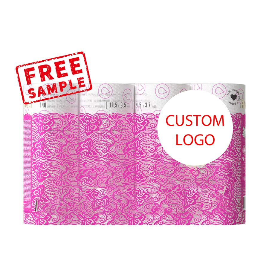 Private Label Biodegradable 3Ply Toilet Tissue Bamboo Eco-friendly Toilet Paper