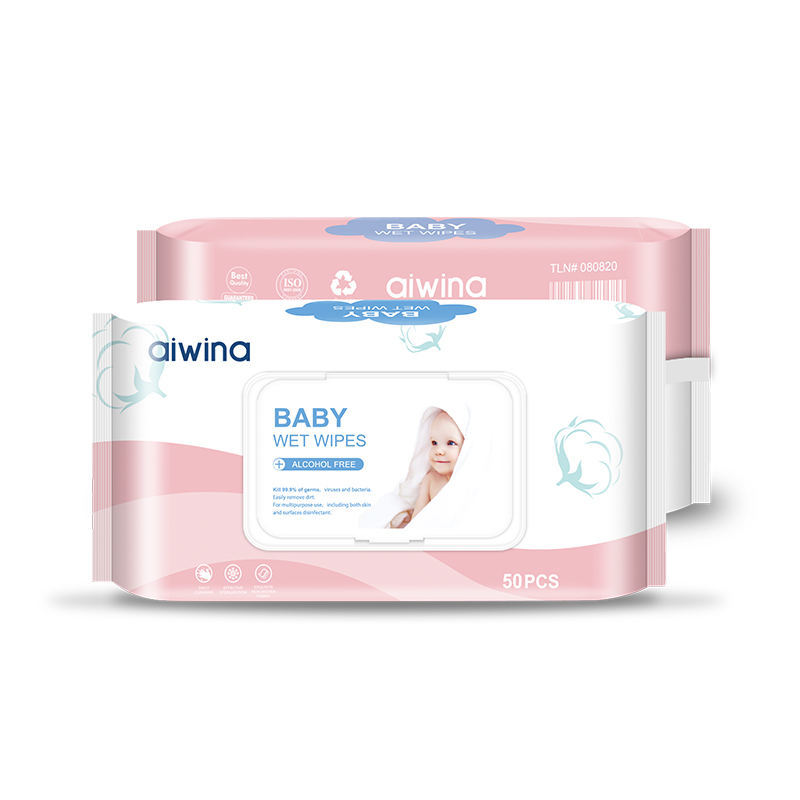 Manufacturer Private Label Organic Unscented Baby For Babies 100 Pcs Biodegradable Baby Wipes 80Pcs