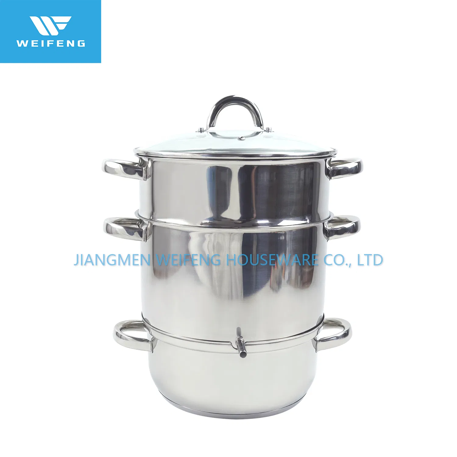 Olla de jugo de acero inoxidable de 8L con tubo flexible