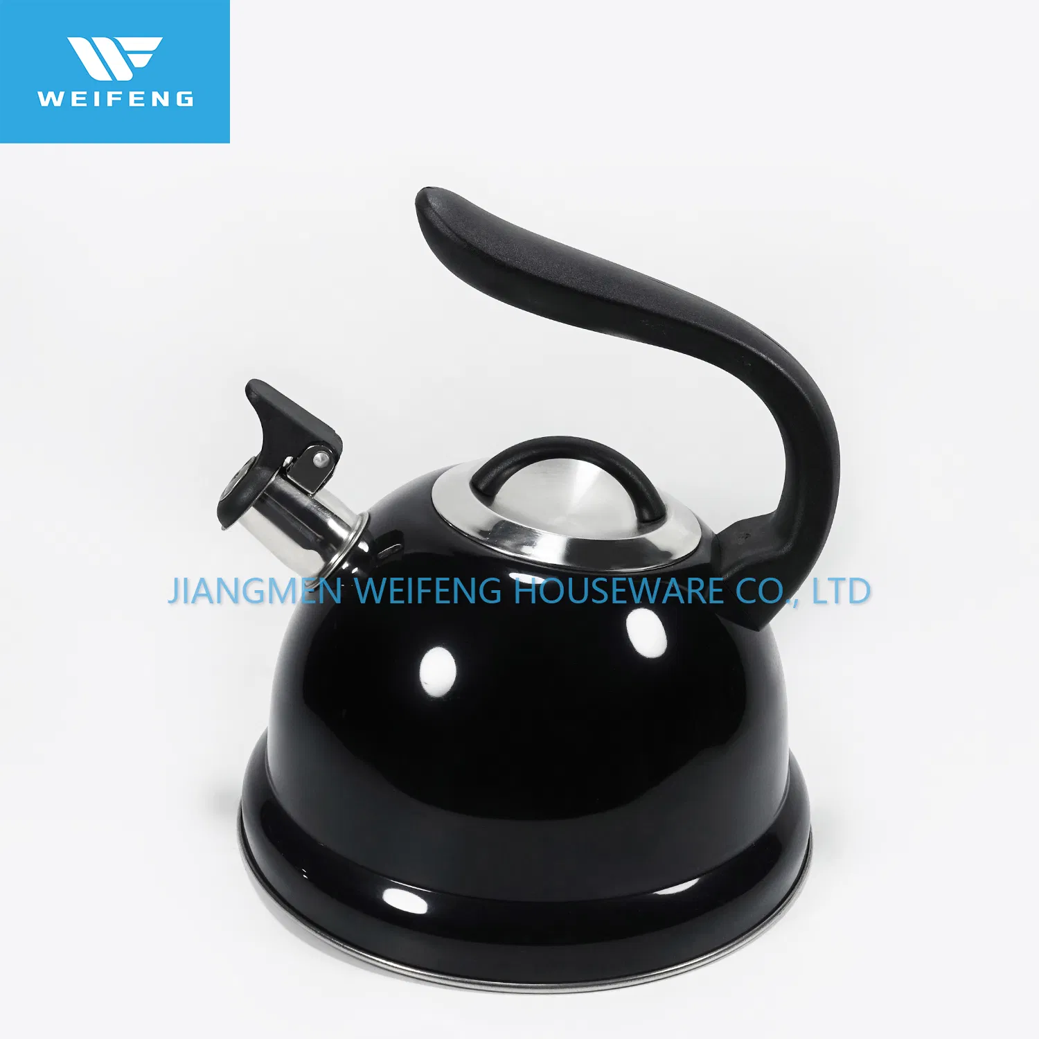 Home Use Stainless Steel Whistling Kettle Whistling Teapot in Black Color