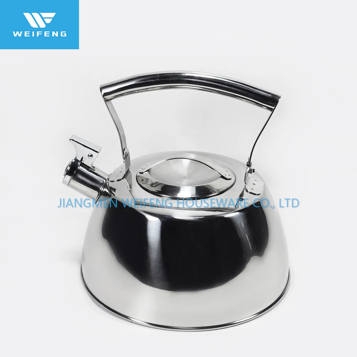 Induction Household Stainless Steel Whistling Kettle with S/S Handle