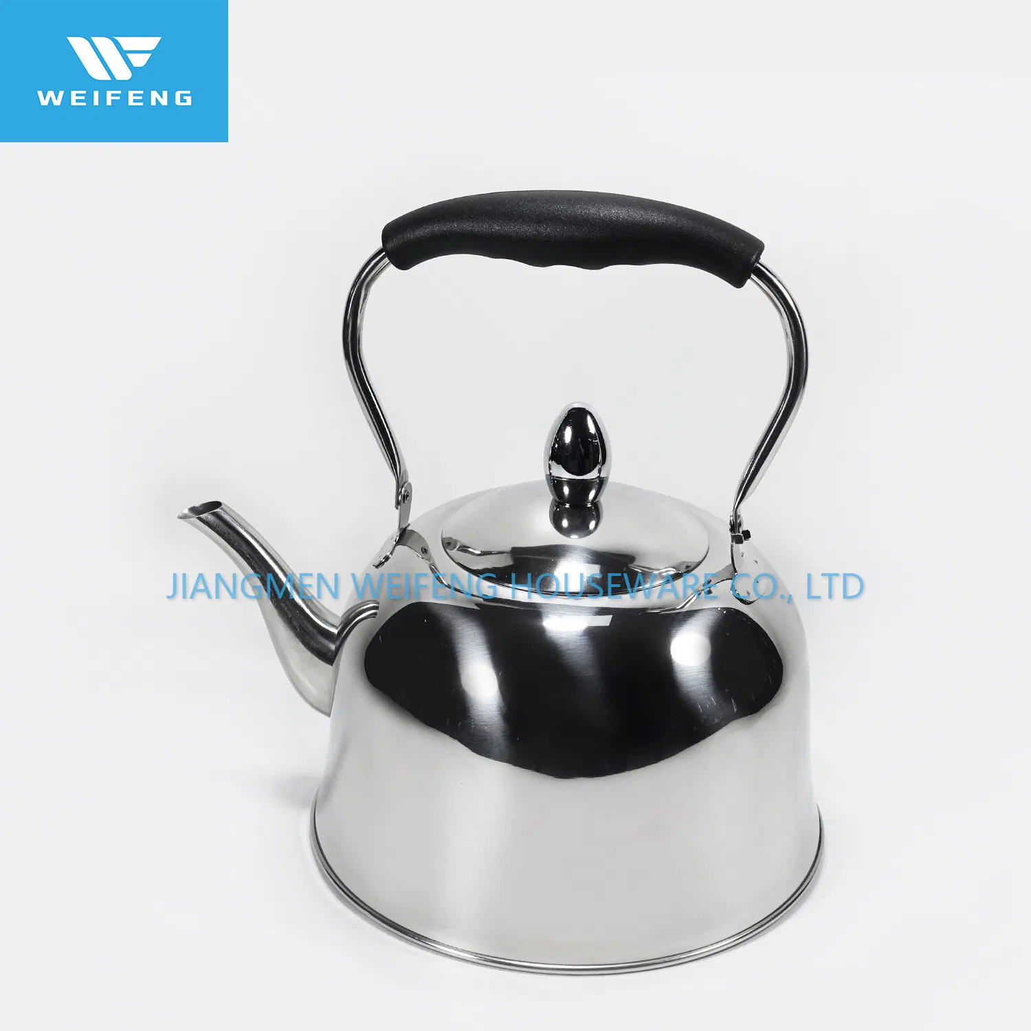 for Home Kitchenware Stainless Steel Whistling Kettle with Movable Handle
