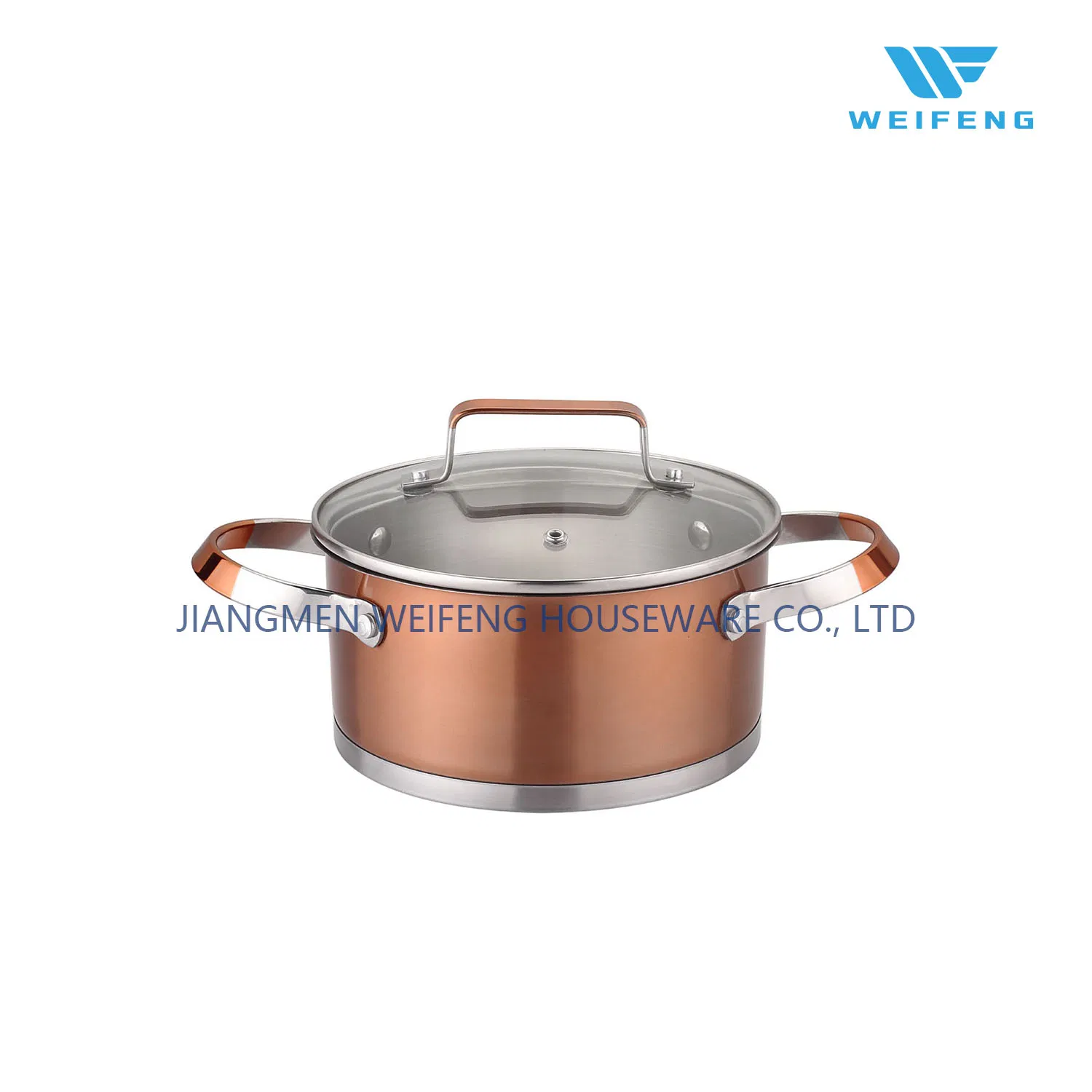 Juego de utensilios de cocina de acero inoxidable con forma de cuerpo recto chapado en oro