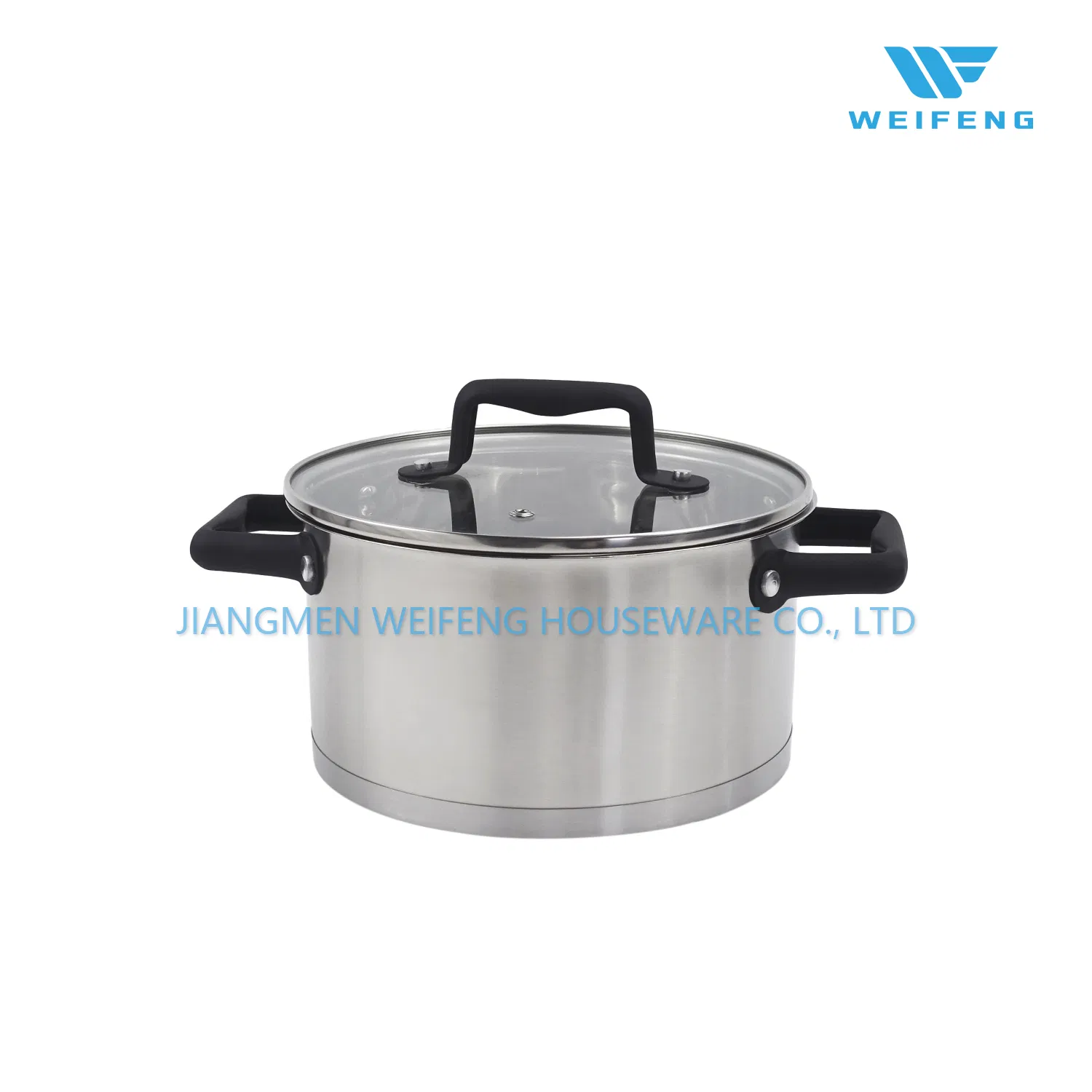 Juego de utensilios de cocina de 6 piezas, olla de fondo recto, set de utensilios de acero inoxidable