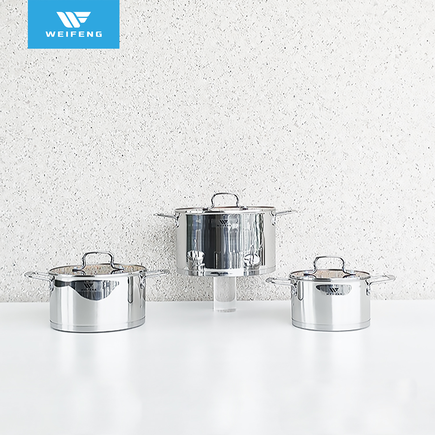 Premium and Durable Stainless Steel Cookware with Straight Bottom