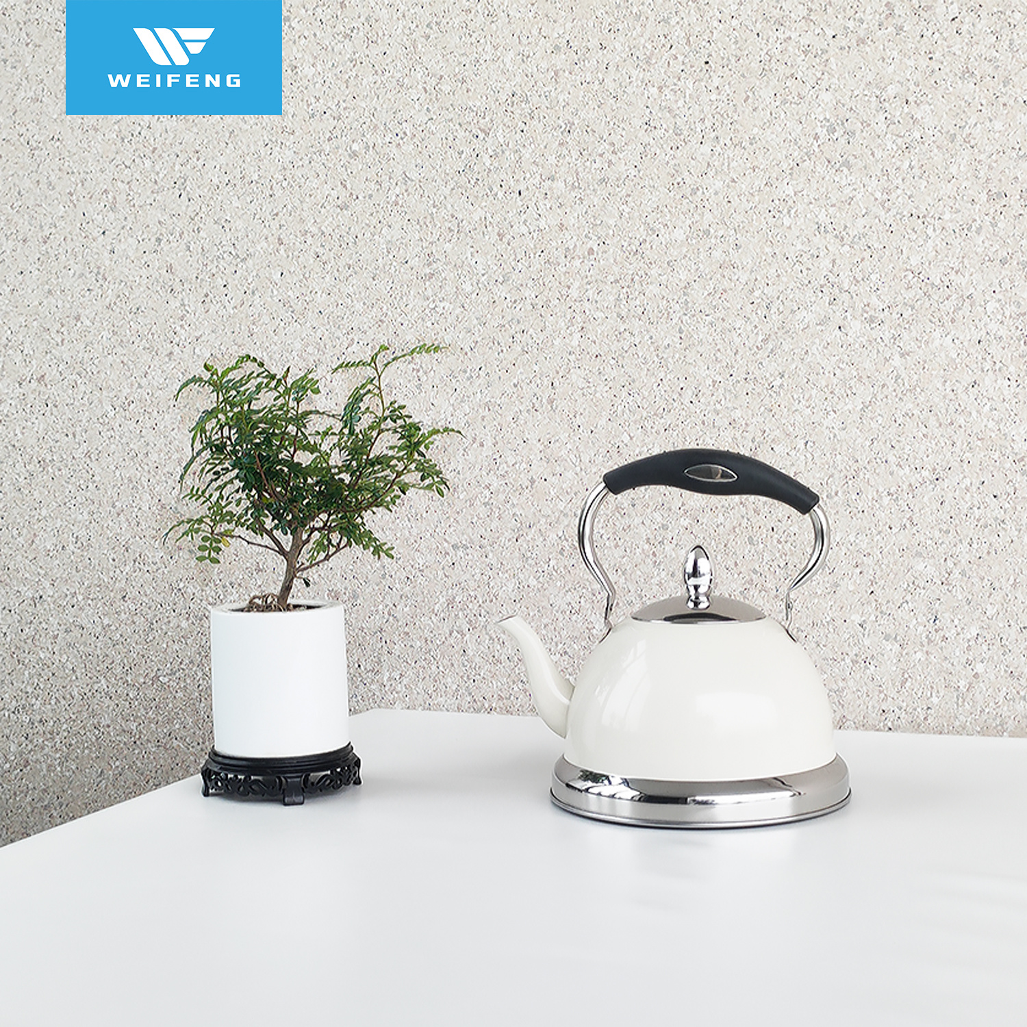 Classical and Elegant Tea Kettle Stainless Steel Whistling Kettle