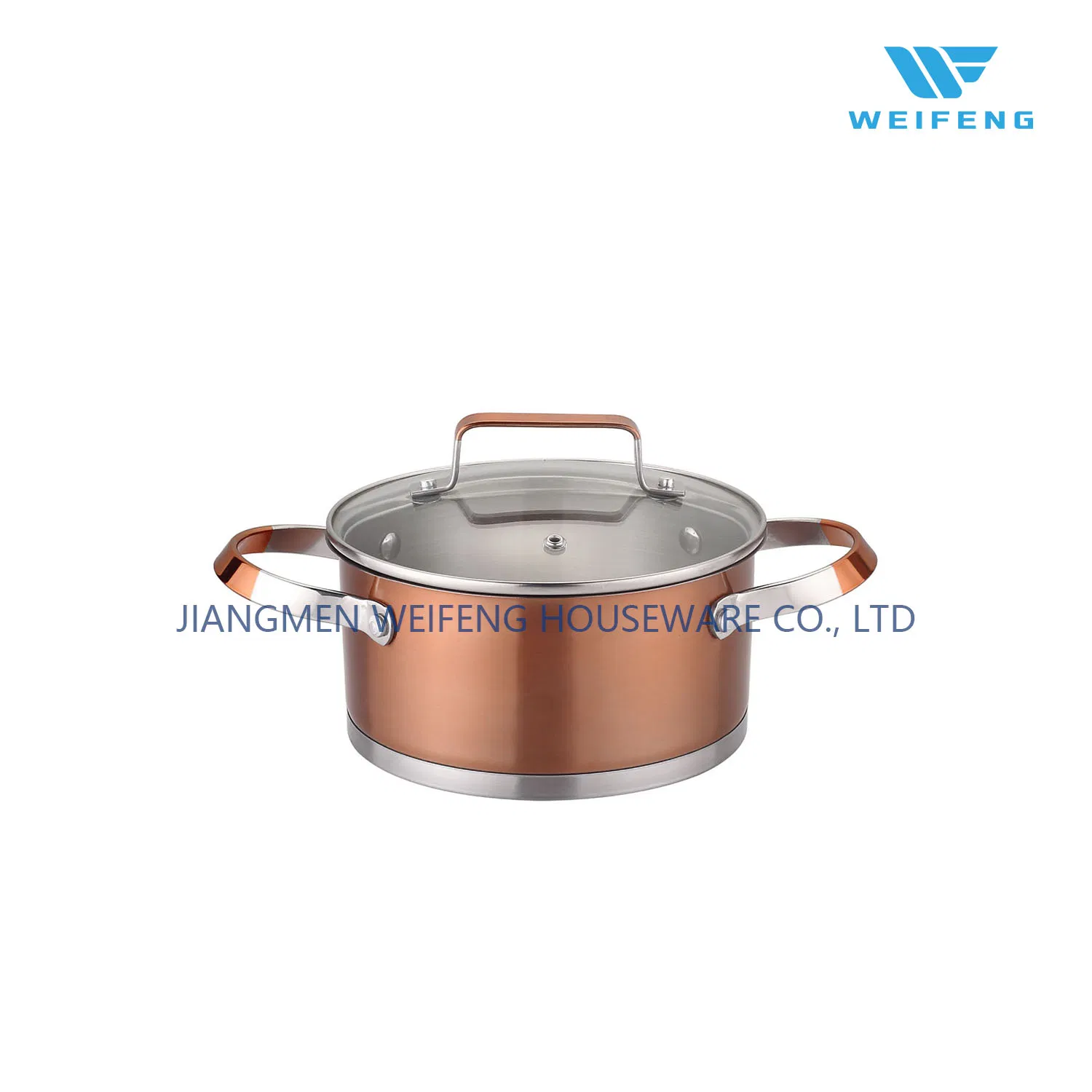 Juego de utensilios de cocina de acero inoxidable con forma de cuerpo recto chapado en oro