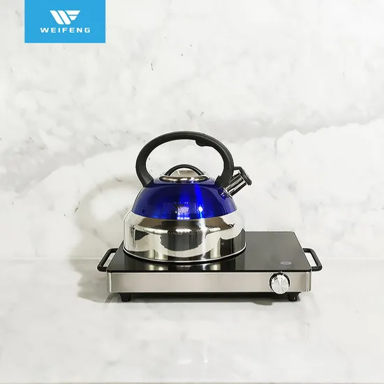 Hervidor de Silbido para Cocina - Hervidor de Acero Inoxidable de 5.0L de Alta Capacidad Color Azul