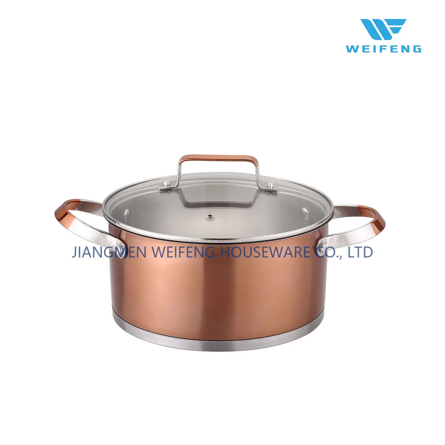 Juego de utensilios de cocina de acero inoxidable con forma de cuerpo recto chapado en oro