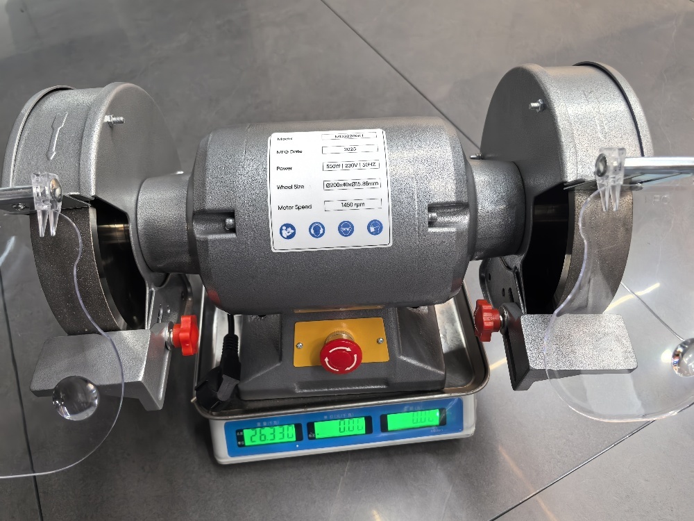 High Performance Electric Desktop Bench Grinder Industrial Grade Vertical Knife Motor Household Knife Sharpener Grinding Machine