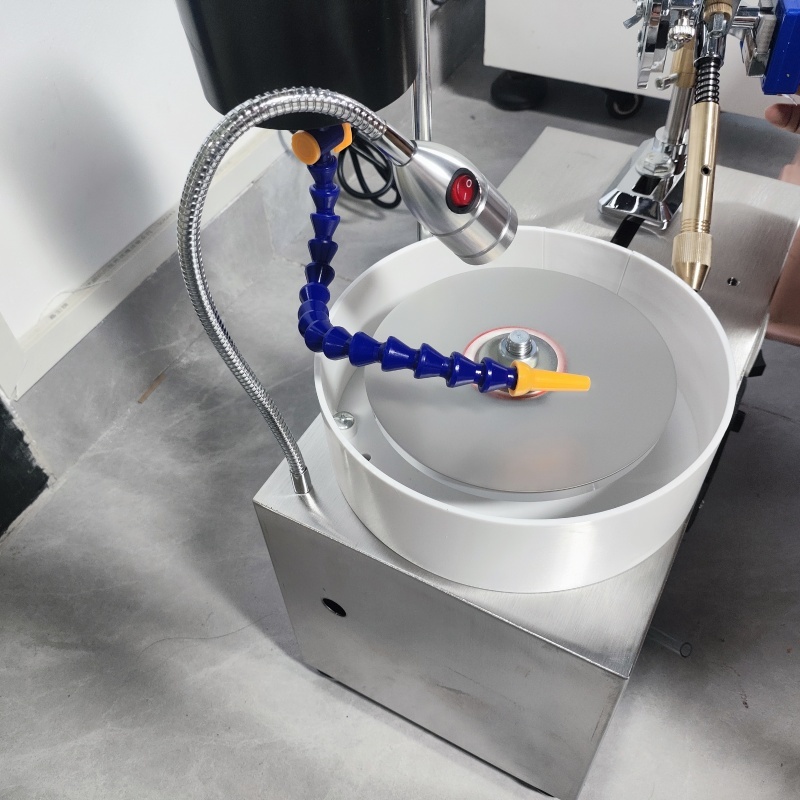 High Performance Electric Flat Polishing Facet Machine Jewelry and Gemstone Bench Grinder for Angle Grinding